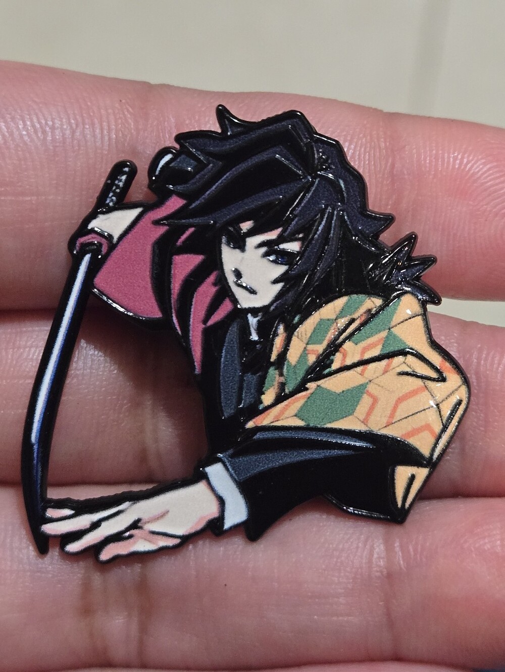 Anime Demon Slayer Giyu Enamel Pin - In Kimono